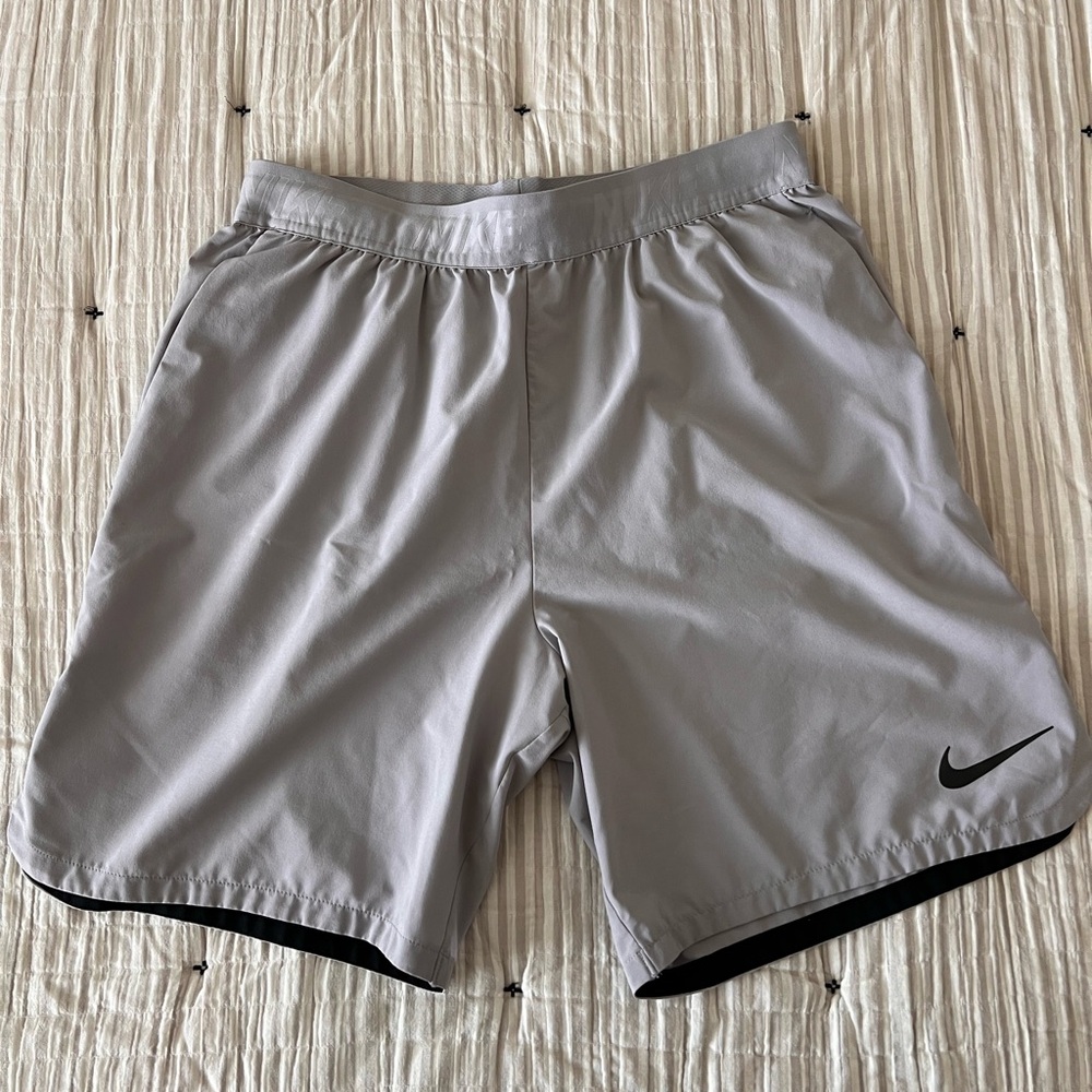 Nike Running/Training 9” Gray Shorts